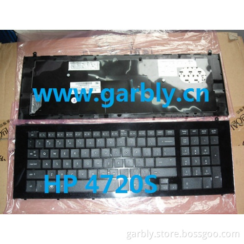 laptop keyboard for hp PROBOOK 4720S US BLACK FRAME BLACK